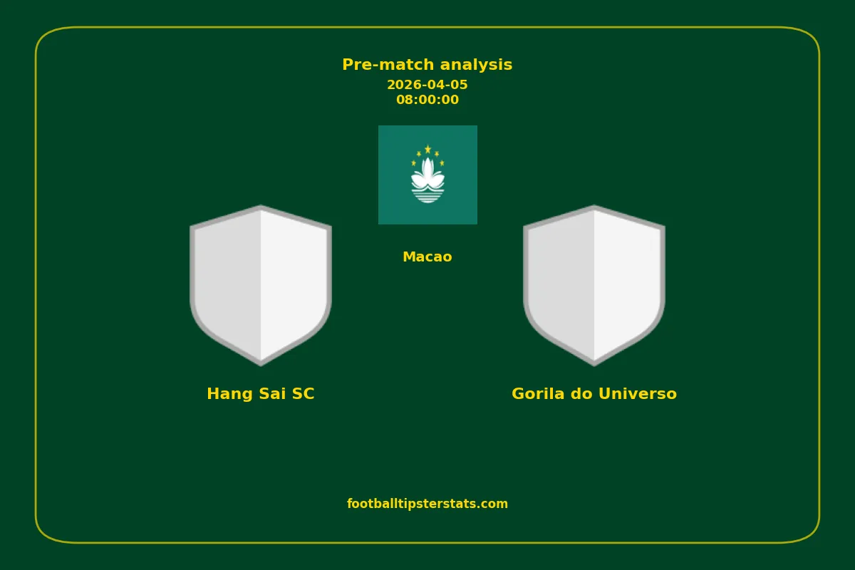 Pre-match analysis: Hang Sai SC vs Gorila do Universo on 2026-04-05